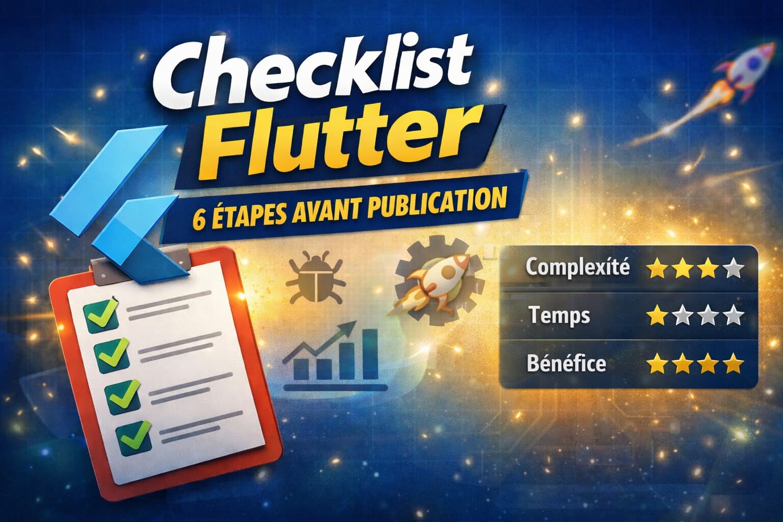 Checklist Flutter : 6 étapes clés pour une publication réussie en 2025