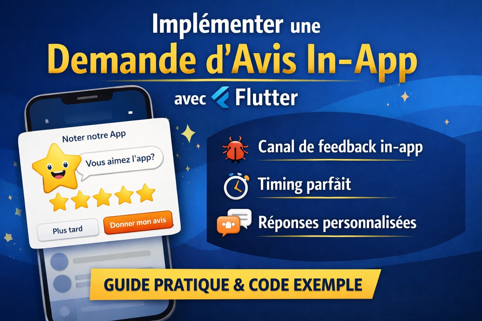 Améliorer la note de son app Flutter sur l'App Store avec un bon timing